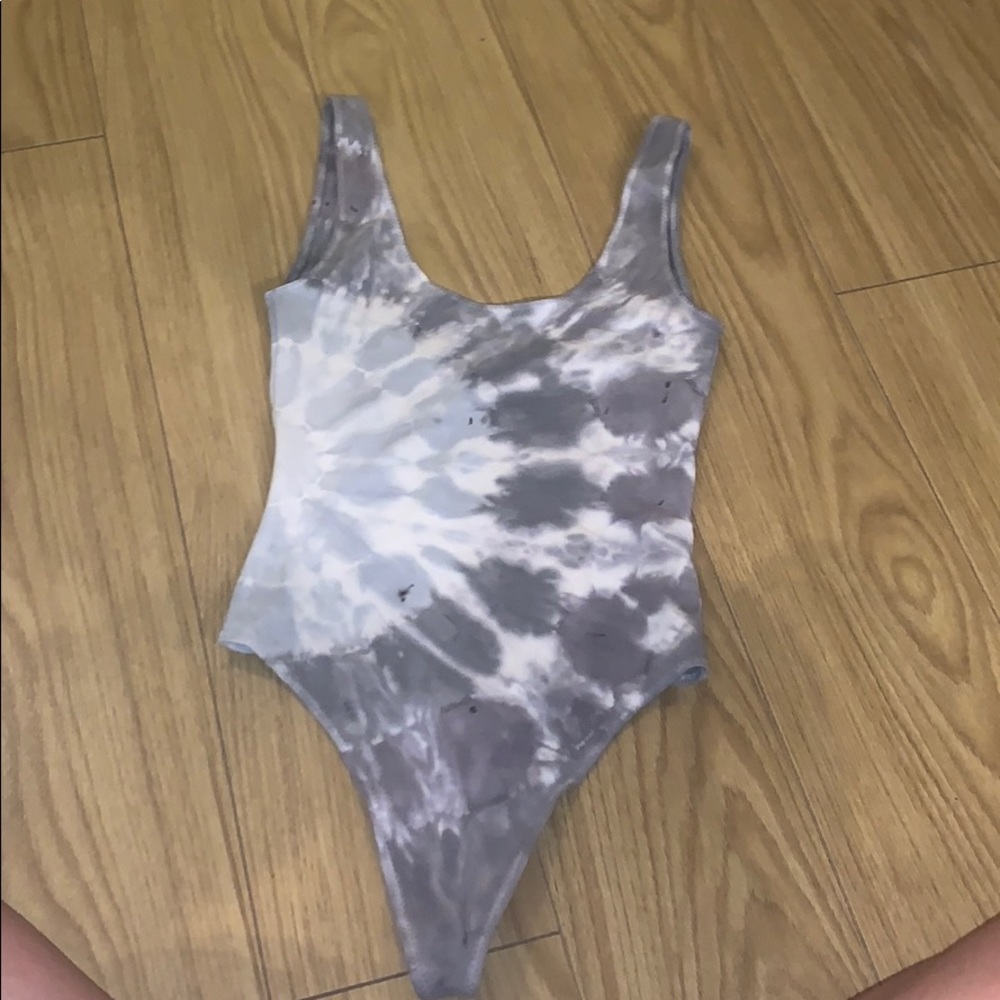Tie dye Aritzia bodysuit